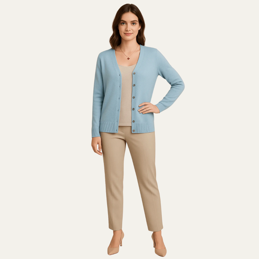 Women’s Classic Button-Front Cardigan