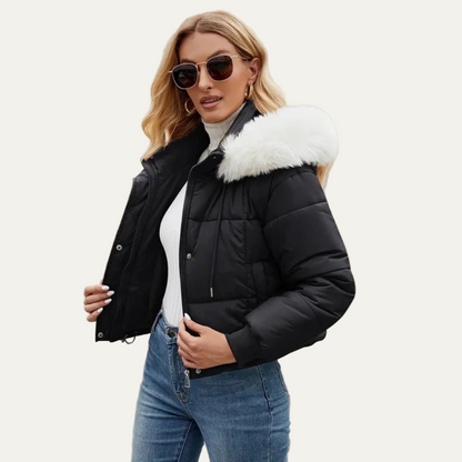 Women’s Warm Cropped Puffer Jacket