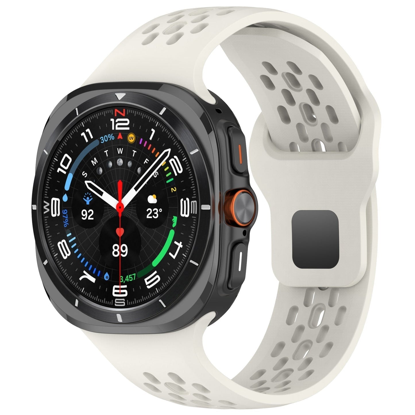 Comfortable Silicone Band For Galaxy Watch 7 Ultra 47mm