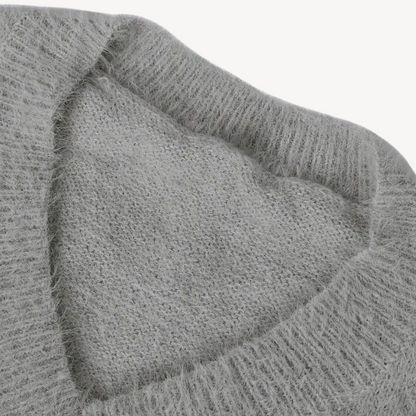 Pearl Detail V-Neck Sweater for Women