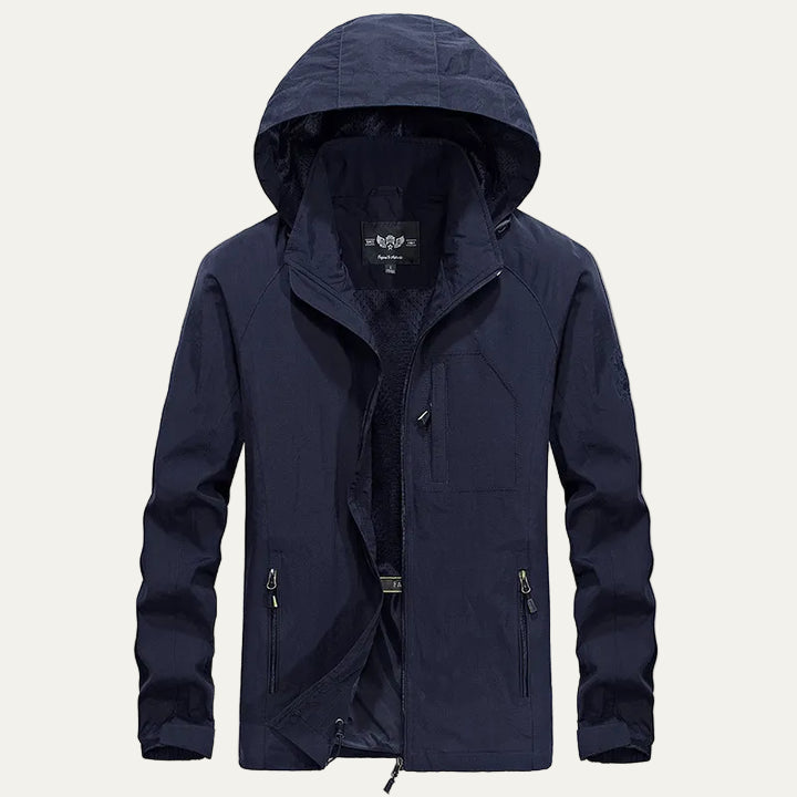 Men’s Outdoor Waterproof Detachable Hood Windbreaker