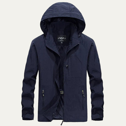 Men’s Outdoor Waterproof Detachable Hood Windbreaker