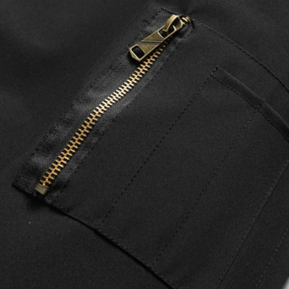 Men’s Casual Quilted Hooded Bomber Jacket