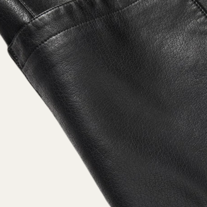 The Posillipo Men’s Smart Faux Winter Leather Blazer Jacket