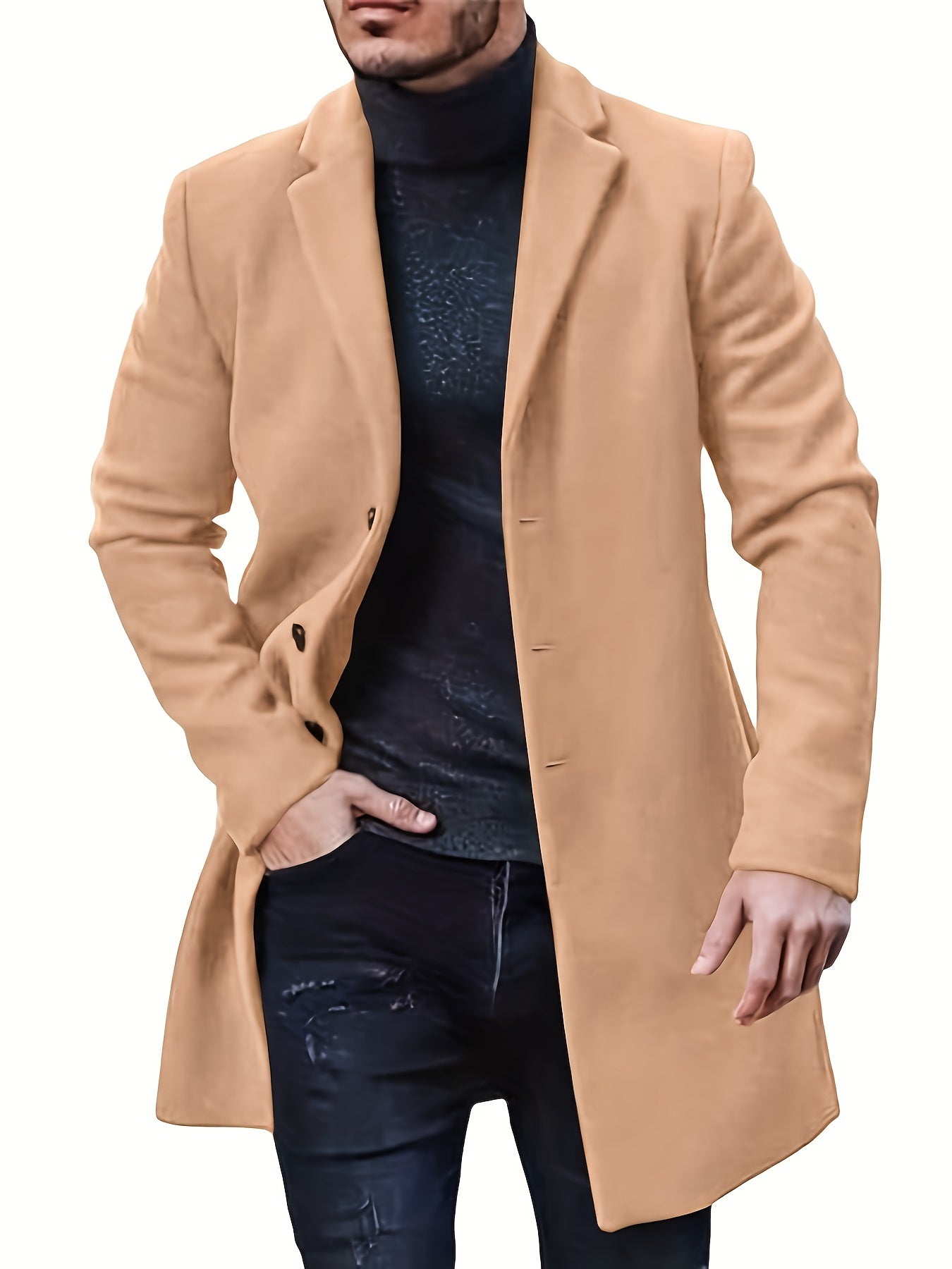 Warm Waterproof Men's Puffy Winter Coat