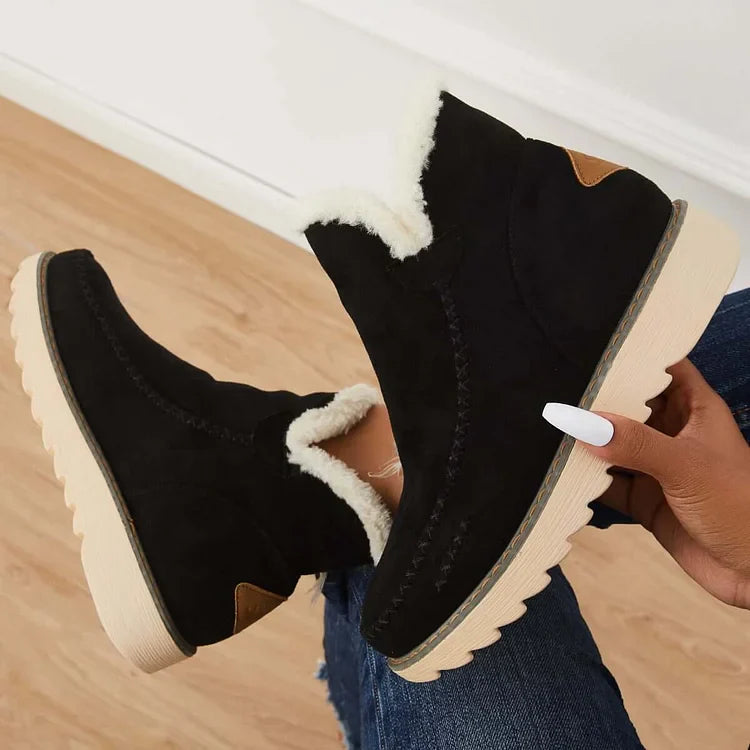Glacia – Classic Fur-Lined Women’s Snow Booties