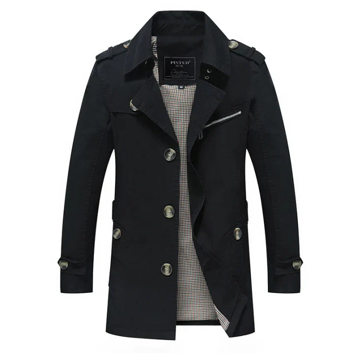 Men’s Stylish Trench Coat | Lightweight