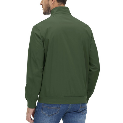 Men’s Minimalist Zip Front Blouson Jacket