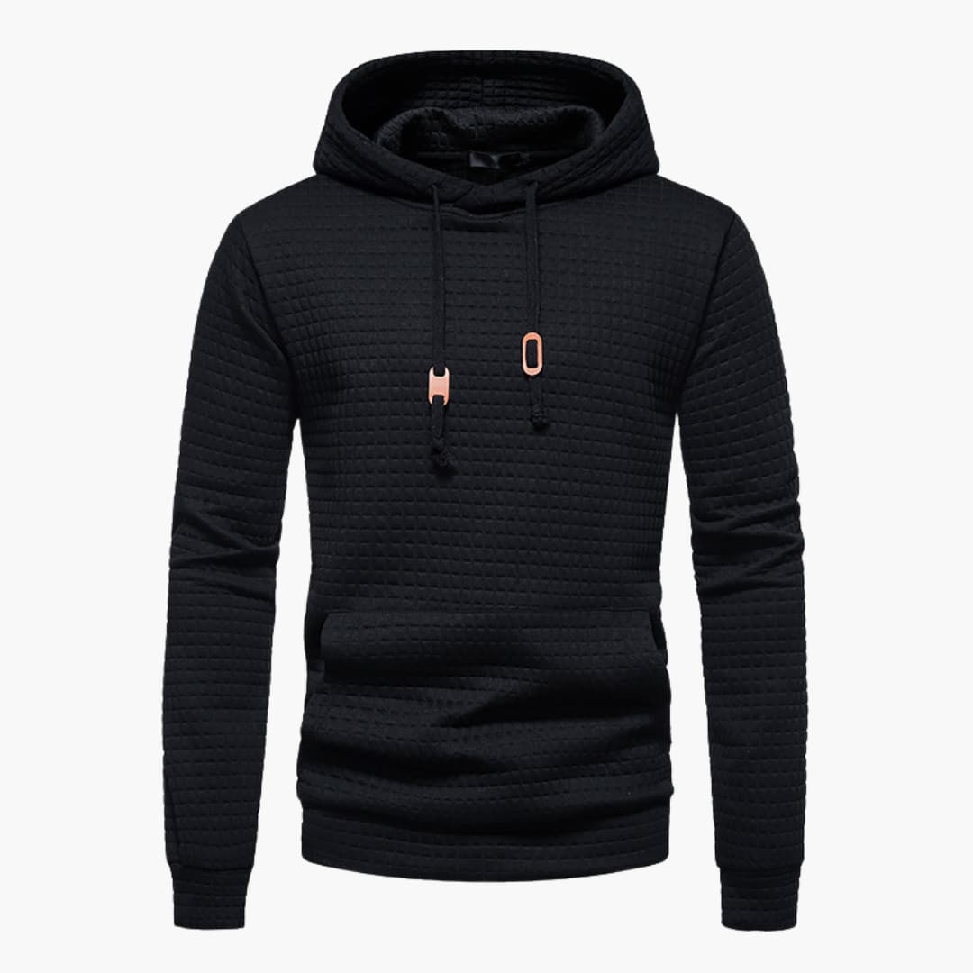 Warm Mens Graphic Hooded Sweatshirt for Winter - BritishElegance