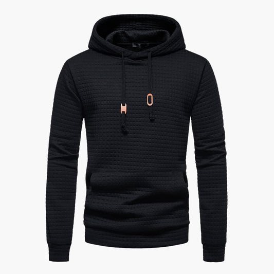 Warm Mens Graphic Hooded Sweatshirt for Winter - BritishElegance