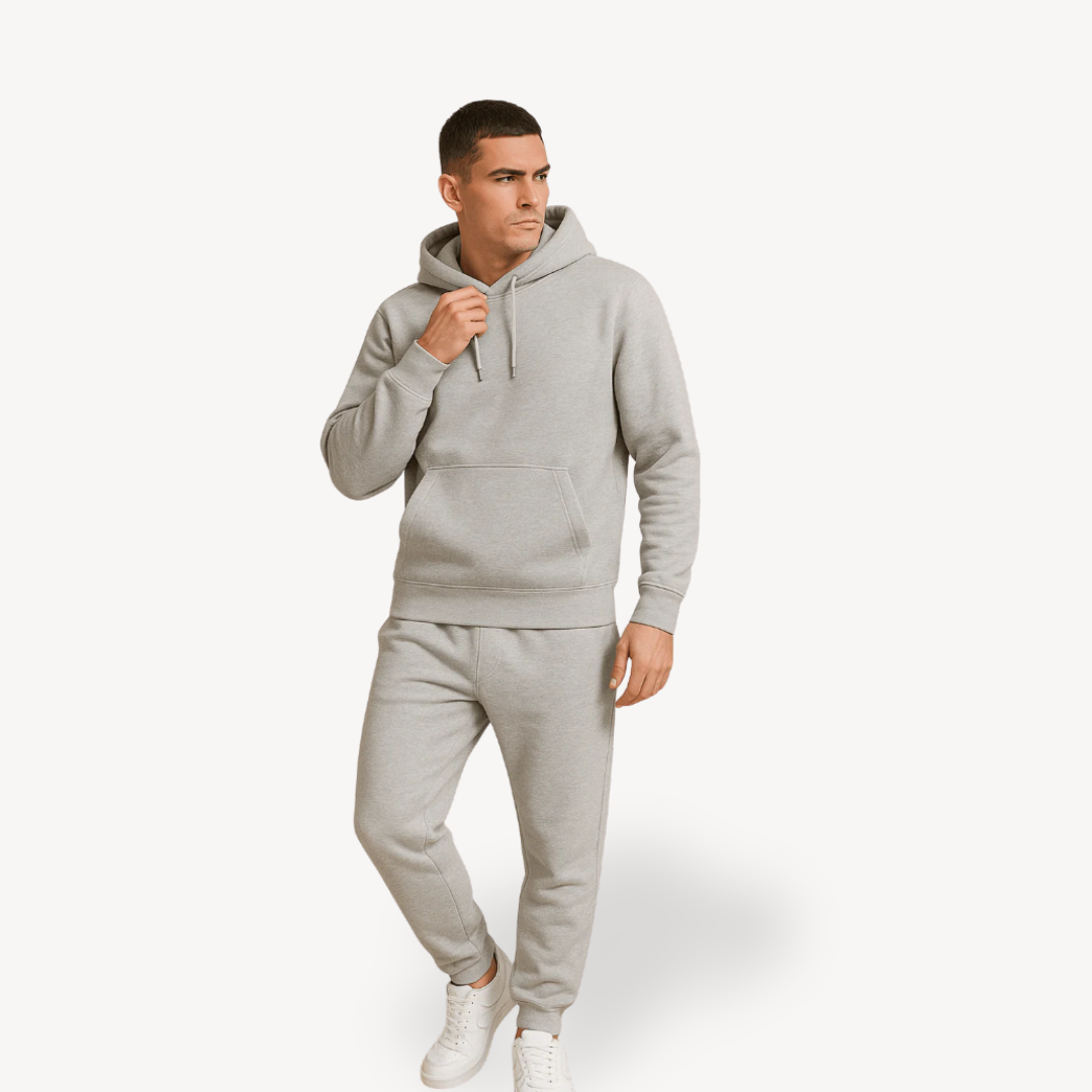 Unisex Cotton Hoodie Jogger Set