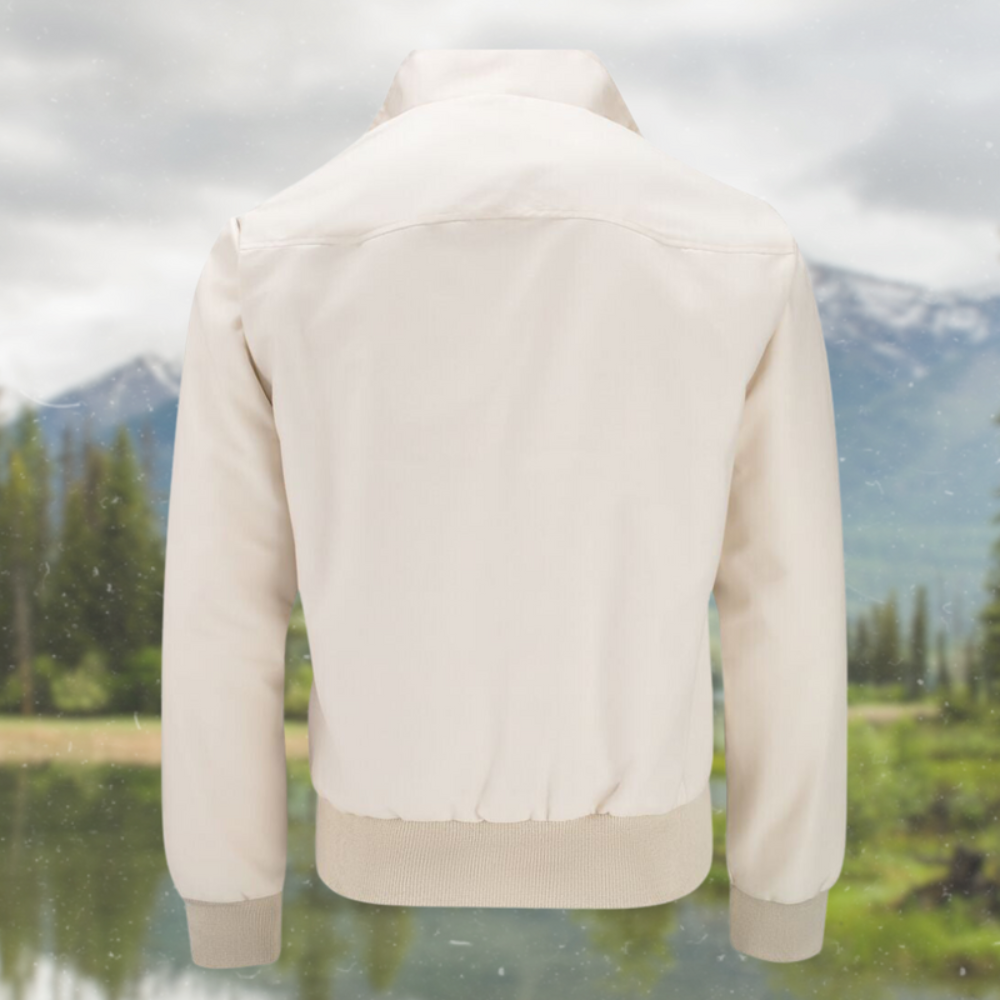 Men’s Classic Zip Front Harrington Jacket