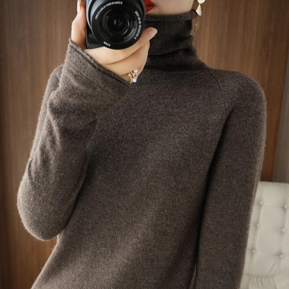 Warm Crew Neck Sweater for Women