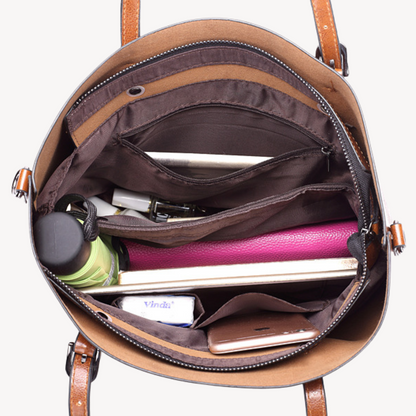 Women's Leather Tote Bag – Elegant Handbag