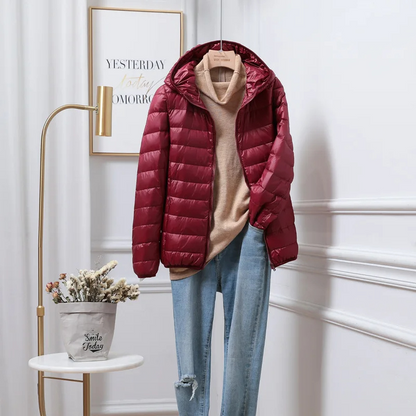 Warm Women's Hooded Puffer Coat