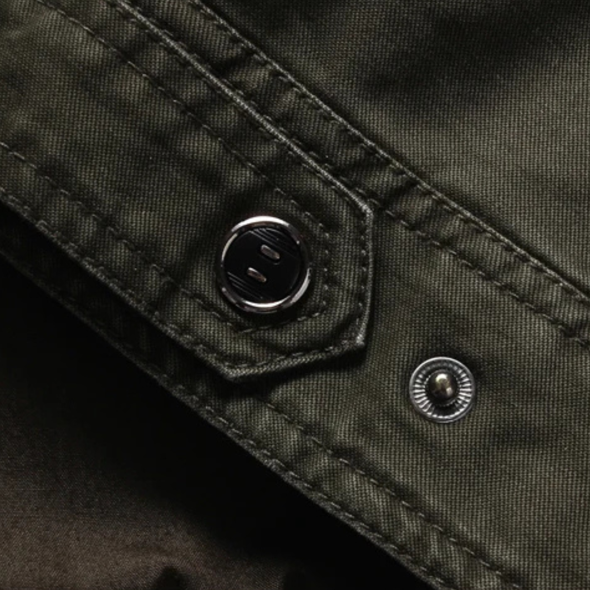 Men’s Faux Suede Bomber Jacket with Chest Patch Pockets