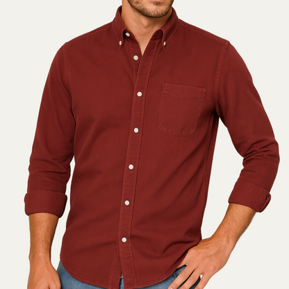 Men’s Button Down Collar Casual Shirt