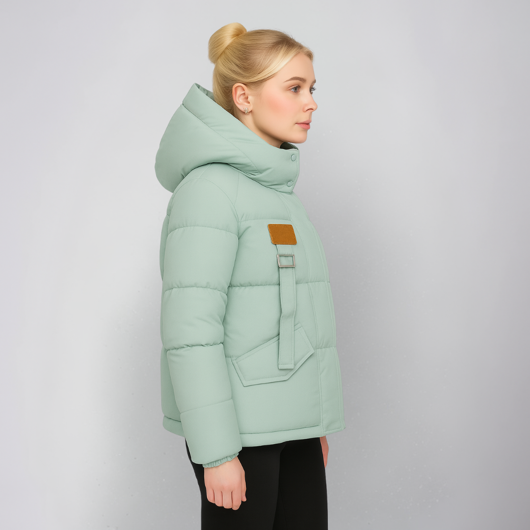 Athena | Winter Jacket - Casual Lace-Detail Outerwear for Women