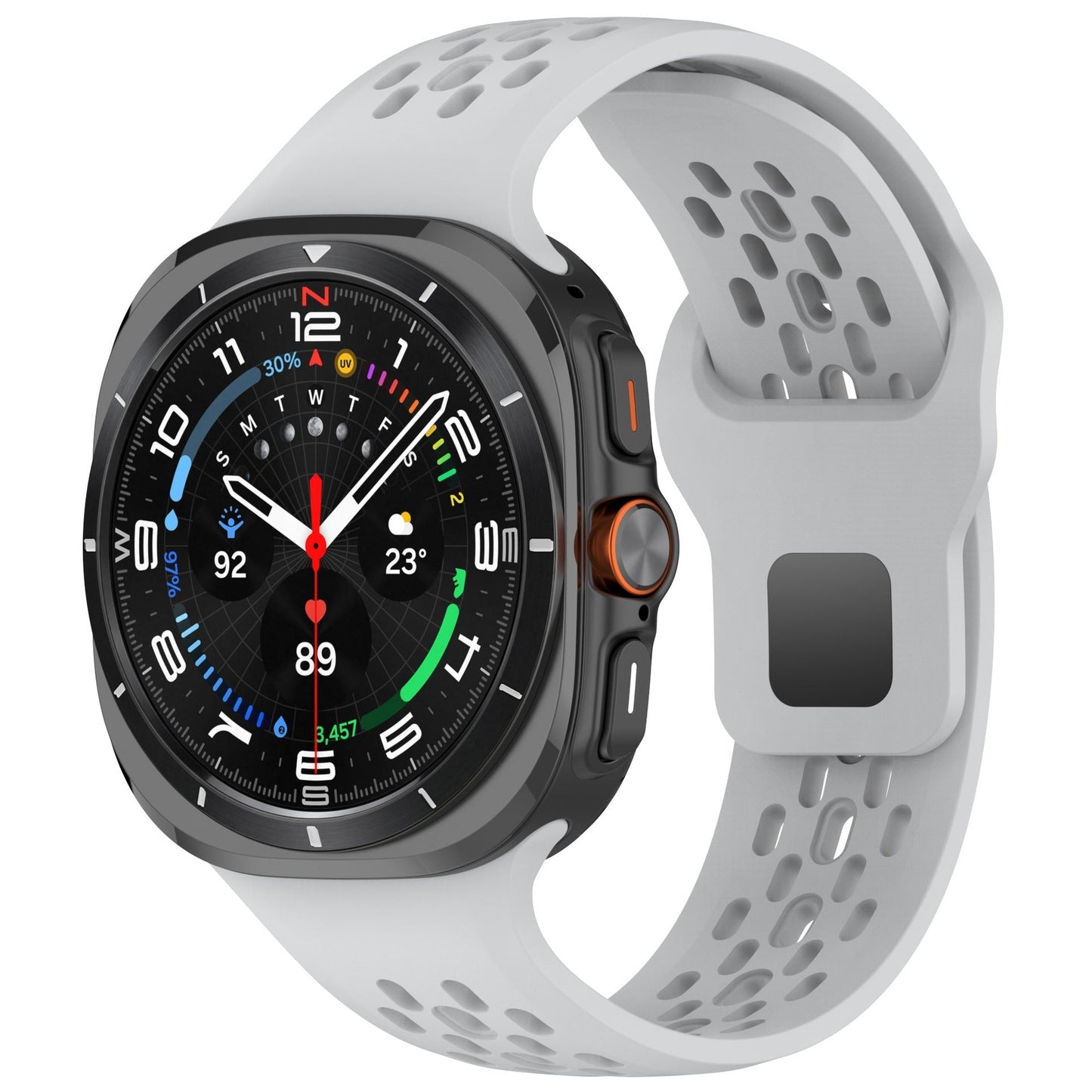 Comfortable Silicone Band For Galaxy Watch 7 Ultra 47mm
