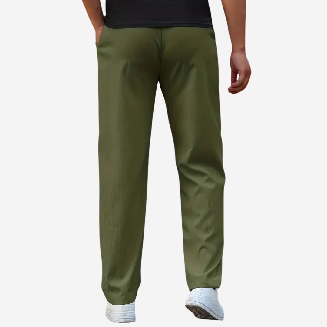 Men’s Loose Fit Casual Drawstring Athletic Trousers