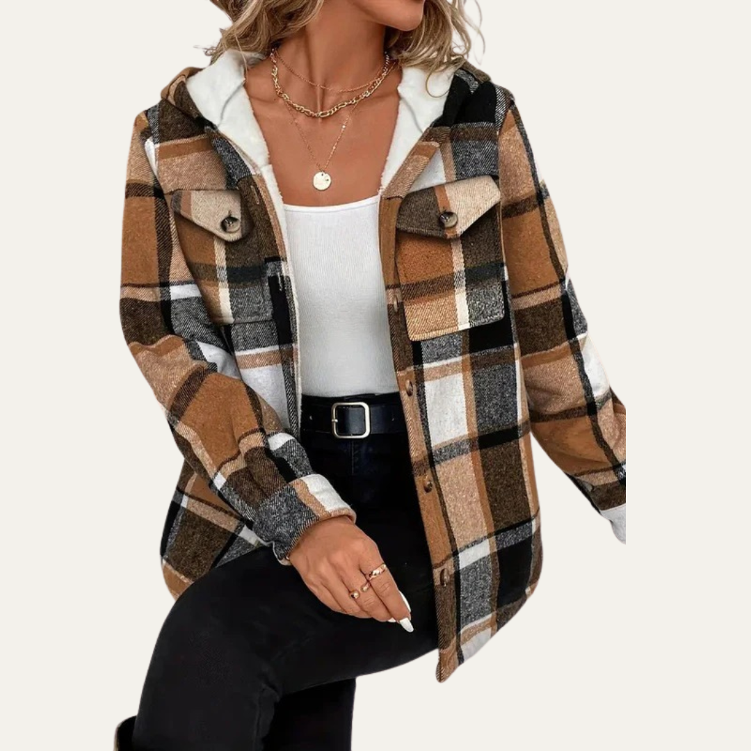 Women’s Cozy Plaid Shacket