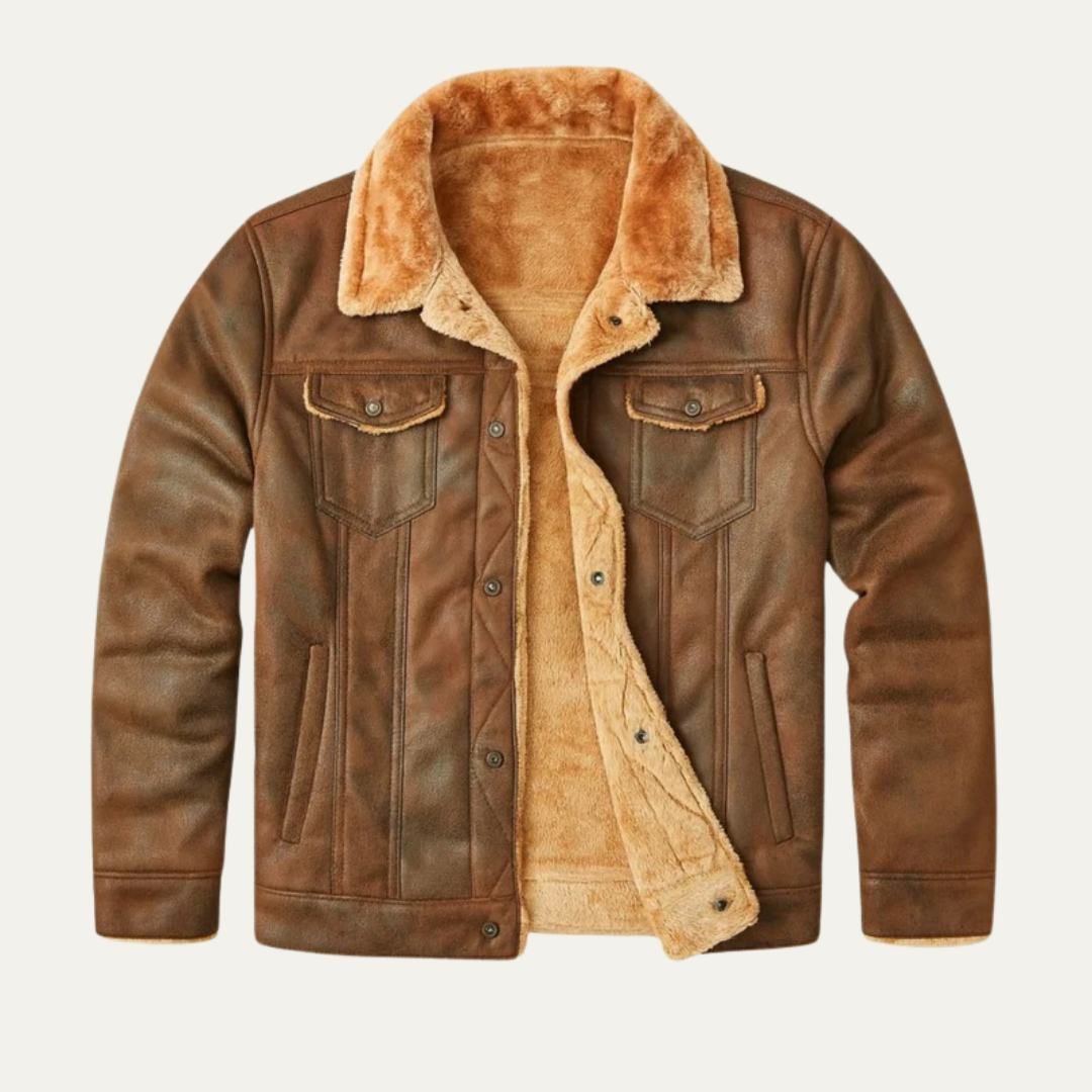 Men’s Shearling Lined Trucker Jacket