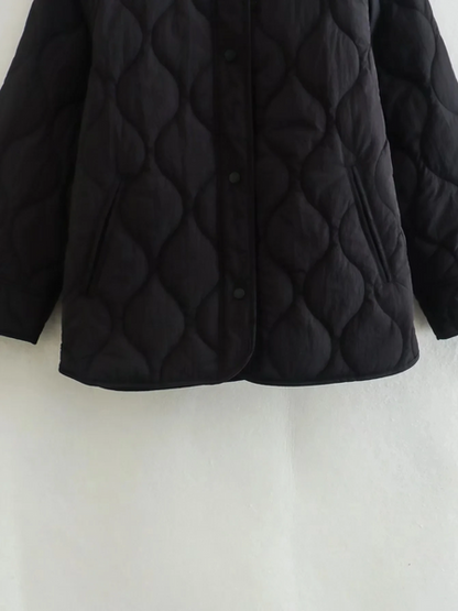 Sophia – Women’s Elegant Long-Sleeve Quilted Jacket