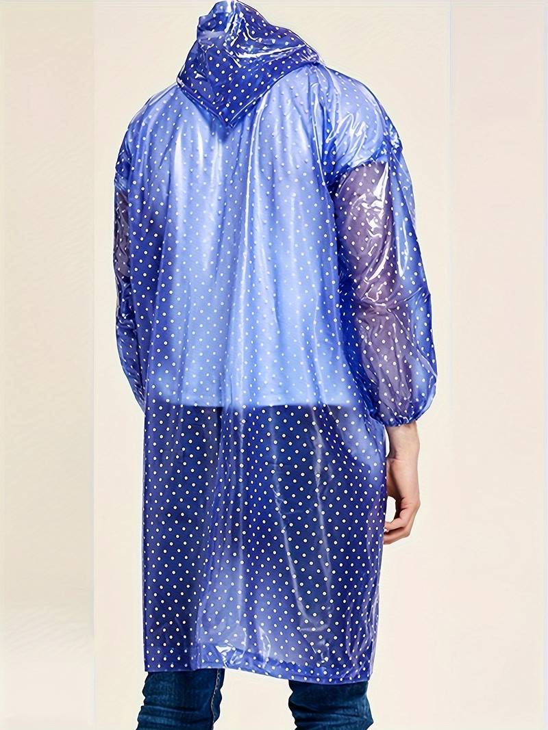 Waterproof Polka Dot Women's Rain Jacket
