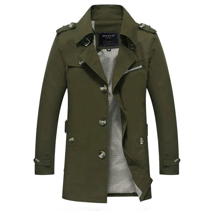 Men’s Stylish Trench Coat | Lightweight
