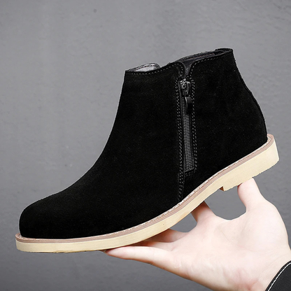 The Saint Tropez Men’s Retro Suede Zip Ankle Chelsea Boots
