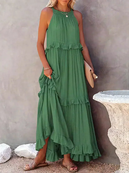 Chic Ladies' Floral Dress
