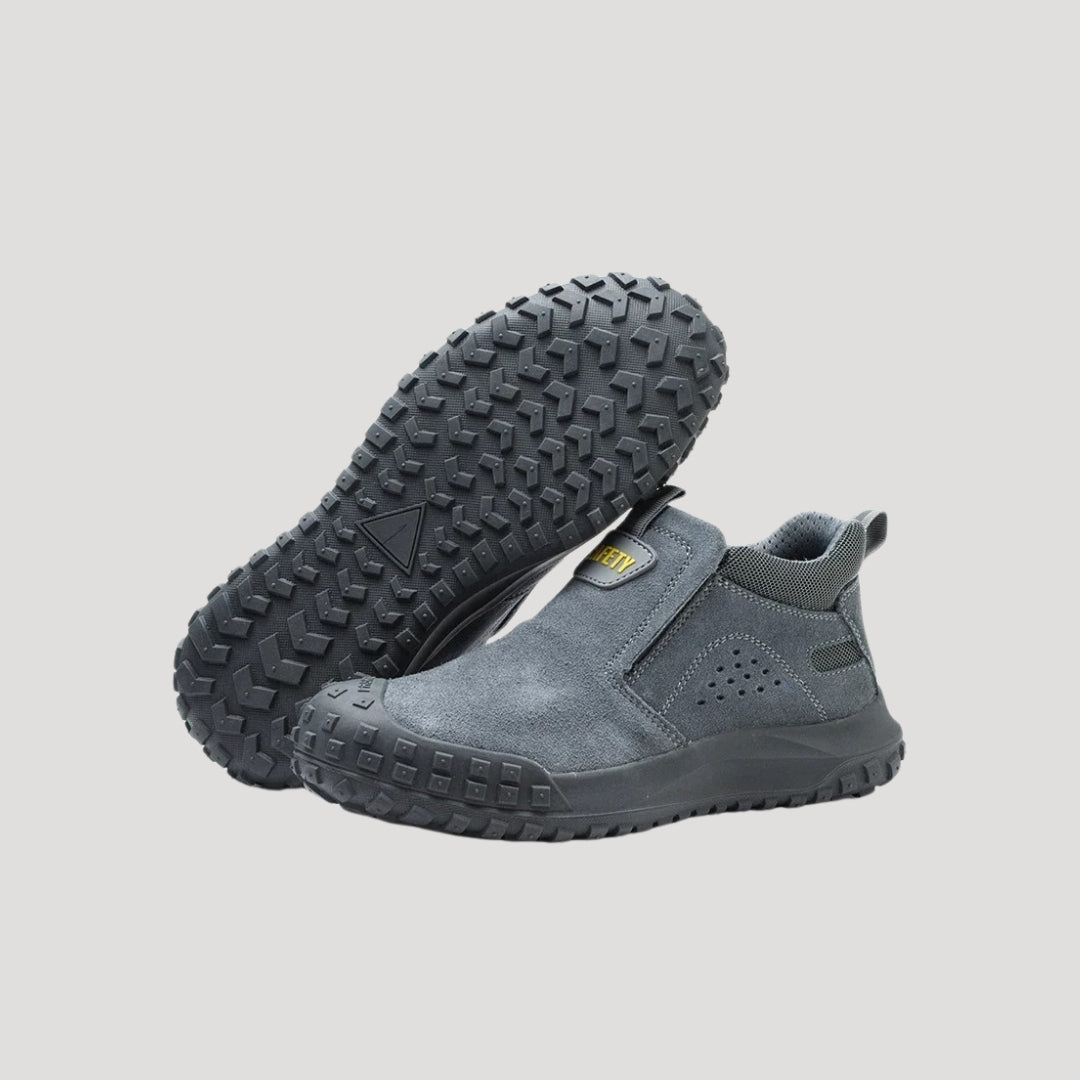 Rugged Waterproof Work Boots - Grip Sole & Cushioning - BritishElegance