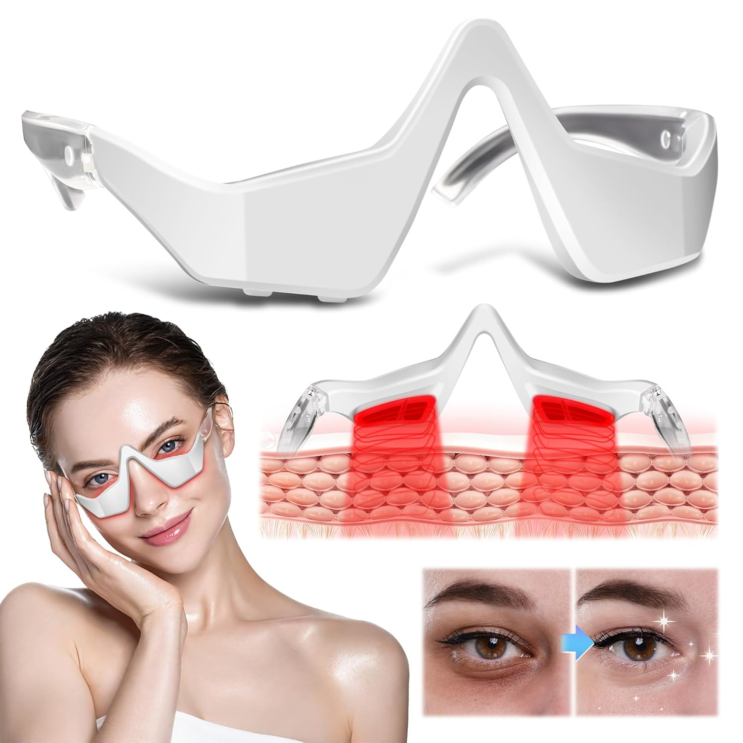 Relaxing Eye Massager for Dark Circles and Wrinkles - BritishElegance