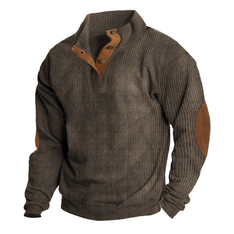 Casual Men's Crew Neck Pullover Sweater