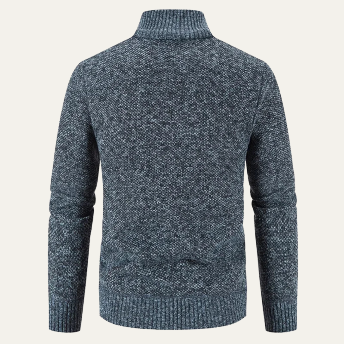 Men’s Diamond Knit Full Zip Cardigan Jacket