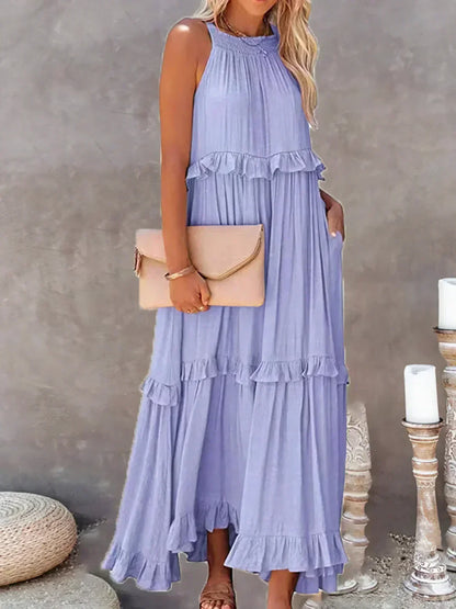 Chic Ladies' Floral Dress