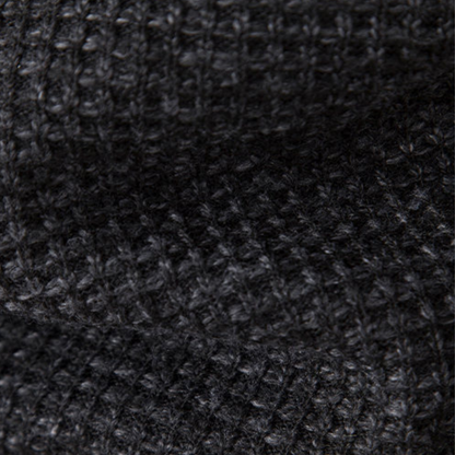 Men's Quilted Jacket with Knitted Sleeves - Warm Casual Outerwear