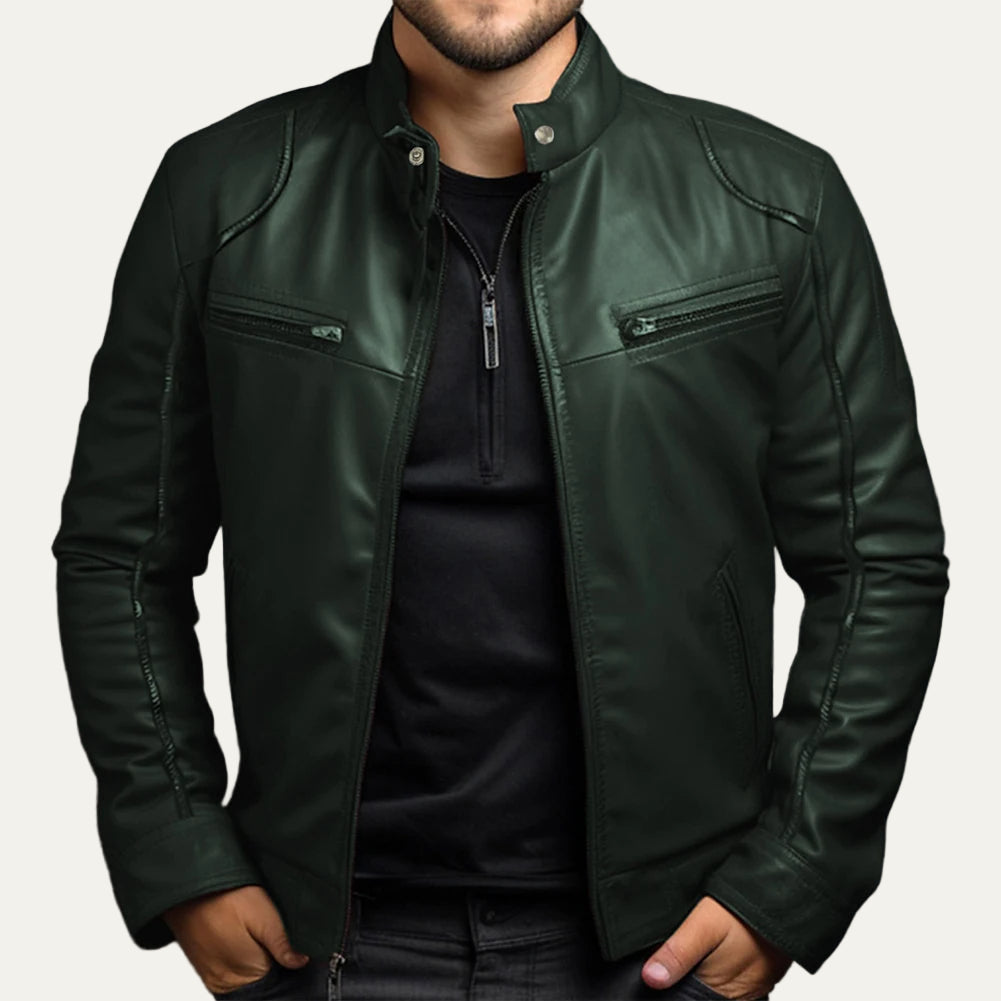 Men’s Classic Racer Leather Jacket