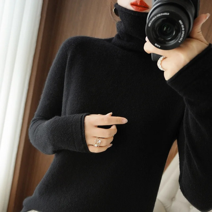 Warm Crew Neck Sweater for Women