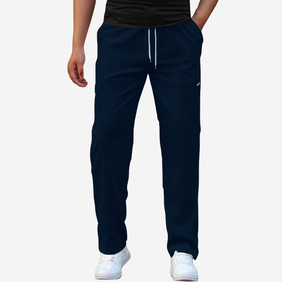 Men’s Loose Fit Casual Drawstring Athletic Trousers