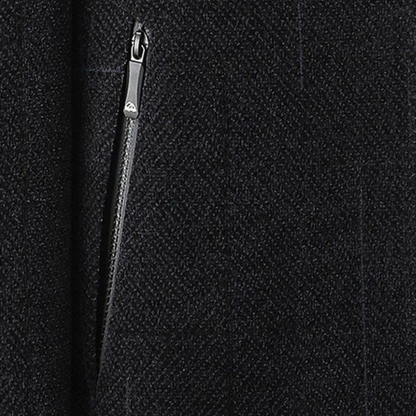 Men's Wool Blend Winter Jacket - Fur Lined, Warm Outerwear