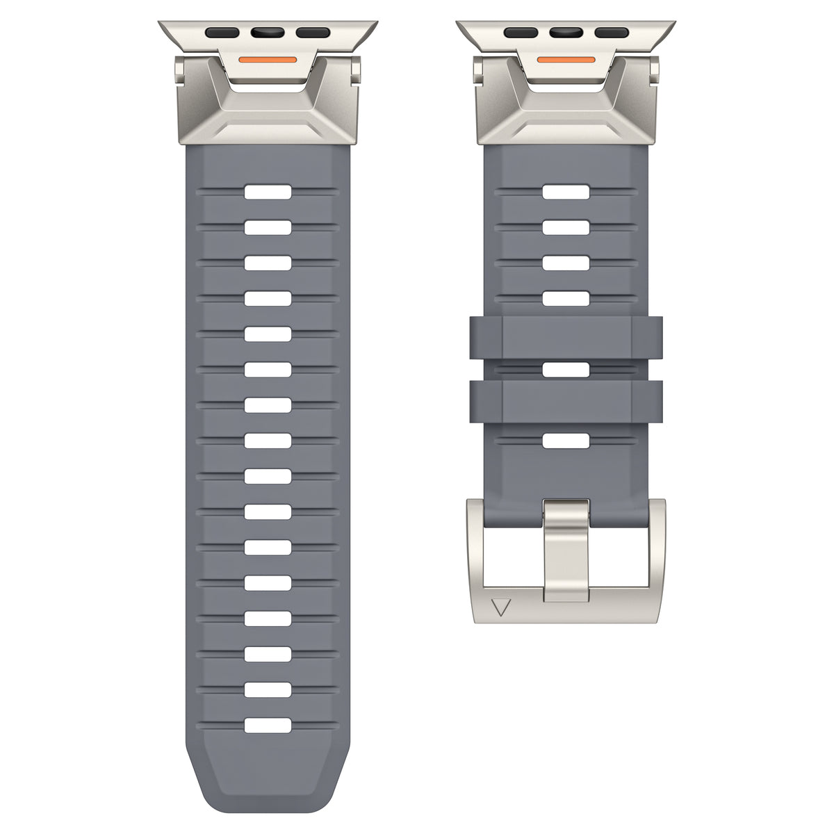 Colorful Rubber Leather Strap For Apple Watch