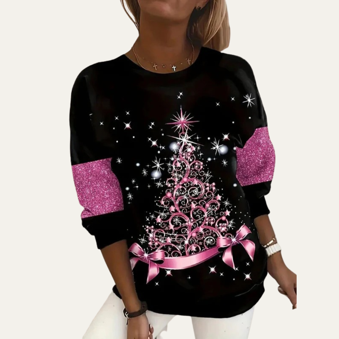 Women’s Starry Tree Christmas Sweatshirt