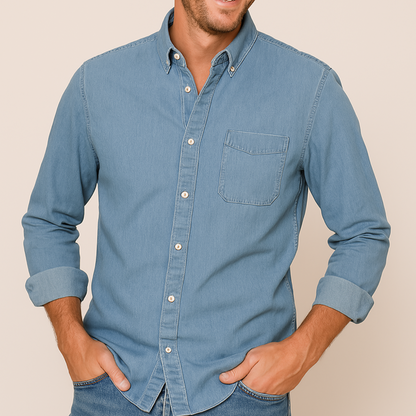 Men’s Button Down Collar Casual Shirt