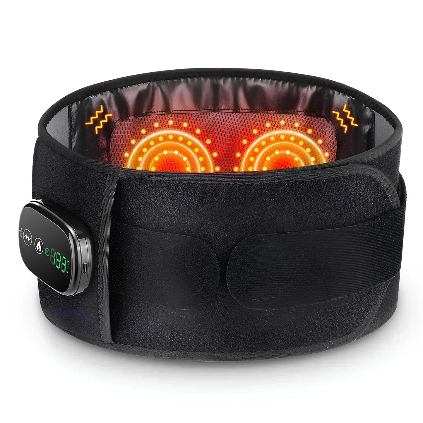 Therapeutic Infrared Waist Wrap with Heat and Massage - BritishElegance