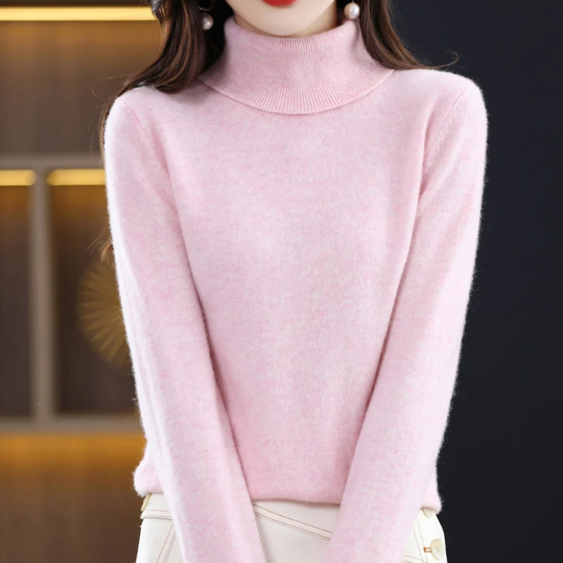 Soft Women's Warm Winter Turtleneck Sweater