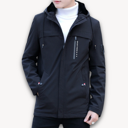 Men's Waterproof Hooded Jacket