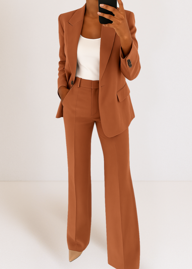 Sorelle – Sleek Two-Piece Women’s Pantsuit