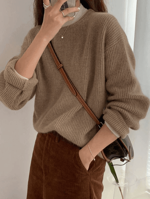 Cozy Women's Oversized Winter Sweater - BritishElegance