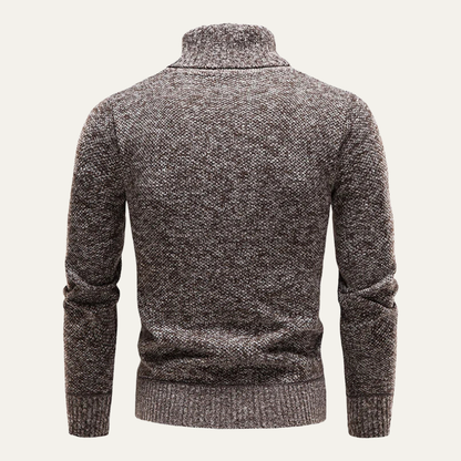 The Alessandria Men’s Thick Knit Warm Turtle Neck Jumper